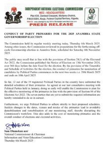 INEC press release